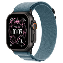 Apple Watch Ultra3 49mm GPS+Cellularモデル MF254J/A+MG9L4FE/A A3281【ブラックチタニウムケース/ライトブルーアルパインループ(M)】