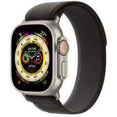 Apple Watch Ultra 49mm GPS+Cellularモデル MNHG3J/A+MQEQ3FE/A A2684【チタニウムケース/ブラック グレイトレイルループ】