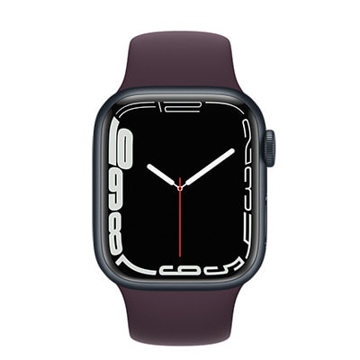 イオシス｜Apple Watch Series7 41mm GPSモデル MKND3J/A+MKUJ3FE/A A2473【ミッドナイトアルミニウムケース/ダークチェリースポーツバンド 】
