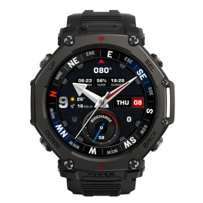 Amazfit T-Rex3 Pro 48mm タクティカルブラック|中古ウェアラブル端末 