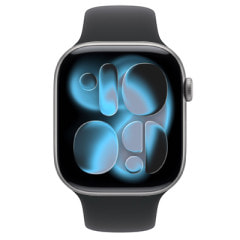 Apple Watch Series11 46mm GPSモデル MEV04J/A A3333【スペースグレイアルミニウムケース/ブラックスポーツバンド(S/M)】