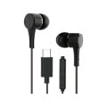 Type-Cコネクタステレオ有線イヤホン ブラック HD-WEHPC12BK
