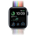 【第2世代】Apple Watch SE 44mm GPSモデル MNLC3J/A+MN6L3FE/A A2723【ミッドナイトアルミニウムケース/プライドエディションスポーツループ】