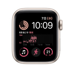 【バンド無し】【第2世代】Apple Watch SE 40mm GPSモデル MA9D4J/A A2722【スターライトアルミニウムケース】