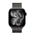 Apple Watch Series11 42mm GPSモデル MEW04J/A+MGJ14FE/A A3331【ジェットブラックアルミニウムケース/スレートミラネーゼループ】
