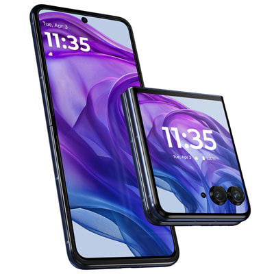 イオシス｜【箱傷み】【ネットワーク利用制限▲】Motorola razr50 Ultra XT2451-5 ミッドナイトブルー【RAM12GB/ROM256GB SoftBank版SIMフリー】