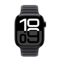 Apple Watch Series10 42mm GPSモデル MWWX3J/A+MXWQ3FE/A A2997【ジェットブラックアルミニウムケース/ブラックマグネティックリンク】