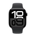 Apple Watch Series10 42mm GPSモデル MWWX3J/A+MXLJ3FE/A A2997【ジェットブラックアルミニウムケース/ブラックスポーツバンド】