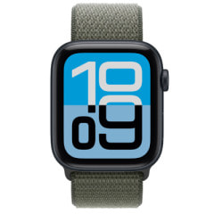 Apple Watch SE3 44mm GPS+Cellularモデル MEQ44J/A+MFFJ4FE/A A3328【ミッドナイトアルミニウムケース/フォレストスポーツループ】