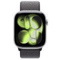 Apple Watch Series11 46mm GPSモデル MEWC4J/A+MFFM4FE/A A3333【シルバーアルミニウムケース/ダークグレイスポーツループ】