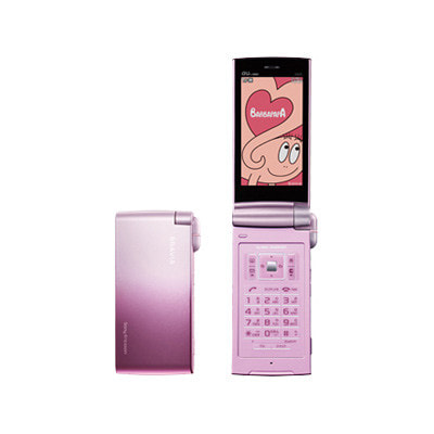 携帯電話ソニーのブラビアガラケーS005美品