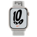 Apple Watch Nike Series7 45mm GPS+Cellularモデル MKL43J/A+ML373FE/A A2478【スターライトアルミニウムケース/サミットホワイトNikeスポーツループ】