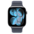 Apple Watch Series11 46mm GPSモデル MEW94J/A+MGDJ4FE/A A3333【スペースグレイアルミニウムケース/ネイビーマグネティックリンク(M/L)】