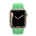 Apple Watch Series7 41mm GPSモデル MKNE3J/A+MN2C3FE/A A2473【スターライトアルミニウムケース/ブライトグリーンスポーツバンド】