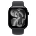 Apple Watch Series11 46mm GPSモデル MEW84J/A+MYAF3FE/A A3333【ジェットブラックアルミニウムケース/ブラックソロループ(サイズ8)】