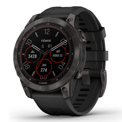 Garmin fenix 7 Sapphire Dual Power Ti Carbon Gray DLC/Black 010