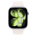 Apple Watch Series11 46mm GPSモデル MEWC4J/A+MXM93FE/A A3333【シルバーアルミニウムケース/ライトブラッシュスポーツバンド(M/L)】