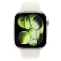 Apple Watch Series11 46mm GPSモデル MEWC4J/A+MXM63FE/A A3333【シルバーアルミニウムケース/スターライトスポーツバンド(S/M)】