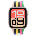 Apple Watch SE3 44mm GPSモデル MEP04J/A+MDWF4FE/A A3325【スターライトアルミニウムケース/プライドエディションスポーツバンド(S/M)】