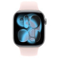 Apple Watch Series11 46mm GPSモデル MEW94J/A+MHYG4FE/A A3333【スペースグレイアルミニウムケース/ソフトピンクスポーツバンド(M/L)】