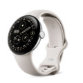 【専用充電ケーブル欠品】Google Pixel Watch4 41mm LTEモデル Polished Silverアルミケース/Porcelainアクティブバンド GA10829-US