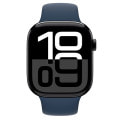 Apple Watch Series10 46mm GPSモデル MWX13J/A+MKUW3FE/A A2999【ジェットブラックアルミニウムケース/アビスブルースポーツバンド】