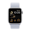 【第2世代】Apple Watch SE 40mm GPSモデル MXEE3KH/A A2722【シルバーアルミニウムケース/ブルークラウドスポーツループ】