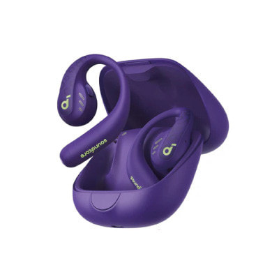 ANKER Soundcore AeroFit Pro ディープパープル A3871NQ1|中古