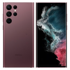 【ネットワーク利用制限－】Galaxy S22 Ultra 5G SCG14 バーガンディ【au版 SIMフリー】