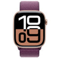 Apple Watch Series10 46mm GPS+Cellularモデル MWY83J/A A3003【ローズゴールドアルミニウムケース/プラムスポーツループ】