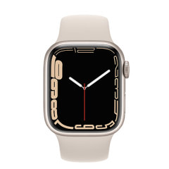 Apple Watch Series7 41mm GPSモデル MKMY3LL/A A2473【スターライトアルミニウムケース/スターライトスポーツバンド】