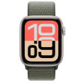 Apple Watch SE3 44mm GPSモデル MEP04J/A+MFFJ4FE/A A3325【スターライトアルミニウムケース/フォレストスポーツループ】