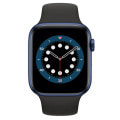 Apple Watch Series6 44mm GPS+Cellularモデル M09A3ZP/A A2376【ブルーアルミニウムケース/ブラックスポーツバンド】