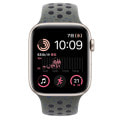 【第2世代】Apple Watch SE 44mm GPSモデル MRTW3J/A+MUVD3FE/A A2723【スターライトアルミニウムケース/カーゴカーキNikeスポーツバンド(M/L)】