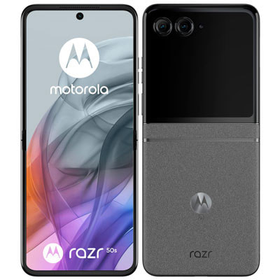 美品 motorola razr 50s コアラグレイ SIMフリー motorola razr 50s A403MO コアラグレイ【SoftBank版SIMフリー】|中古
