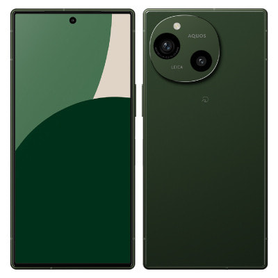 ［美品・カメラレンズ汚れなし］ソフトバンク版AQUOS R9 A401SH AQUOS R9 A401SH グリーン【SoftBank版SIMフリー】|中古スマートフォン