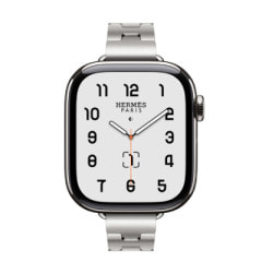 Apple Watch Hermes Series11 42mm GPS+Cellularモデル MF9P4J/A+MGLT4FE/A A3335【シルバーチタニウムケース/(サティネ)グランHファン・シンプルトゥールブレスレット(S)】