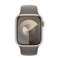 Apple Watch Series9 41mm GPSモデル MR9K3J/A+MT3A3FE/A A2978【スターライトアルミニウムケース/クレイスポーツバンド】