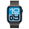 Apple Watch SE3 44mm GPS+Cellularモデル MEQ44J/A+MGJ64FE/A A3328【ミッドナイトアルミニウムケース/スレートミラネーゼループ(S/M)】