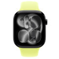 Apple Watch Series11 46mm GPSモデル MEW84J/A+MFGV4FE/A A3333【ジェットブラックアルミニウムケース/ネオンイエロースポーツバンド】