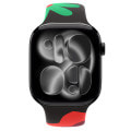 Apple Watch Series11 46mm GPSモデル MEW84J/A+MYGW3FE/A A3333【ジェットブラックアルミニウムケース/Black Unity-ユニティブルームスポーツバンド(S/M)】