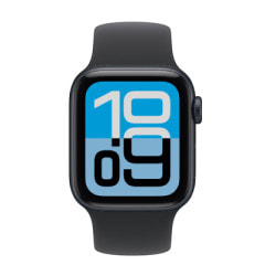 Apple Watch SE3 40mm GPSモデル MEHX4J/A+MC1F4FE/A A3324【ミッドナイトアルミニウムケース/ブラックソロループ(サイズ9)】