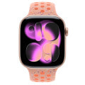 Apple Watch Series11 46mm GPS+Cellularモデル MFAF4J/A+MGC74FE/A A3337【ローズゴールドアルミニウムケース/アルペングローピンクNikeスポーツバンド(M/L)】