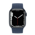 Apple Watch Series7 41mm GPSモデル MKND3J/A+ML533FE/A A2473【ミッドナイトアルミニウムケース/アビスブルーブレイデッドソロループ(サイズ8)】