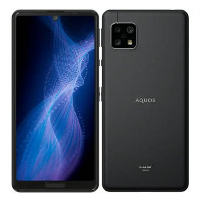 SIMロック解除済】AQUOS sense5G A105SH ブラック 【ジャパネット