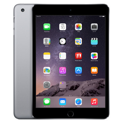 第3世代】 iPad mini3 Wi-Fi+Cellular 128GB スペースグレイ MGJ22J/A