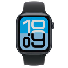 Apple Watch SE3 44mm GPSモデル MEP34J/A+MYAD3FE/A A3325【ミッドナイトアルミニウムケース/ブラックソロループ(サイズ6)】