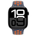 Apple Watch Series10 46mm GPSモデル MWX13J/A+MYLC3FE/A A2999【ジェットブラックアルミニウムケース/ブルーフレームNikeスポーツバンド】