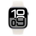 Apple Watch Series10 46mm GPSモデル MWX03J/A+MXM63FE/A A2999【シルバーアルミニウムケース/スターライトスポーツバンド】