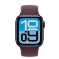Apple Watch SE3 40mm GPSモデル MEHX4J/A+MKJK4FE/A A3324【ミッドナイトアルミニウムケース/バーガンディソロループ(サイズ2)】